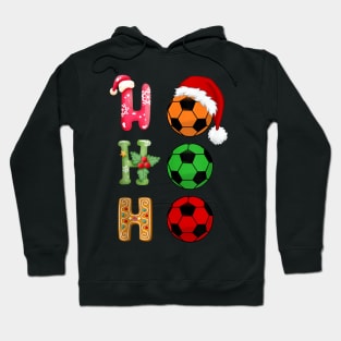 Ho Ho Ho Funny Soccer - Christmas Matching Hoodie